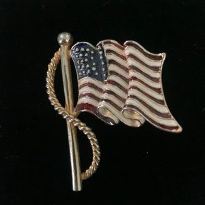 Flag pin